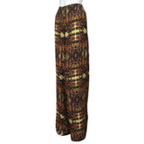 Desigual Woman Pants Flared Style Multicolor Size 40 Casual Elegant