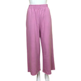 The Westside Women Purple Light Color Flared Leg Casual