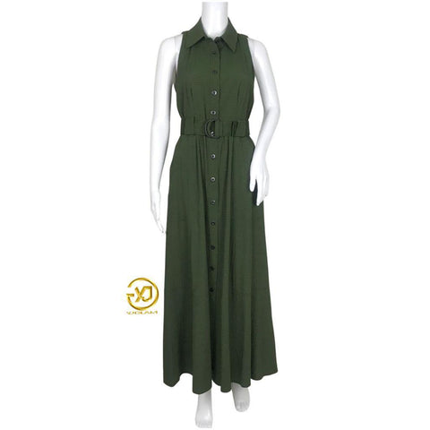 Nanette Lepore Army Green Color Elegant Dress