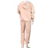 YJGLAM Women Set Long Sleeve Hoodie and Joggers Pink Color