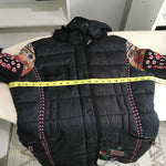 Desigual Hoodied Stamped Winter Padded Georgia Coat