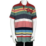 Desigual Colorful Stripes Logo American Style Polo Julio