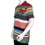 Desigual Colorful Stripes Logo American Style Polo Julio