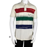 Desigual Colored Stripes Printed Logo Polo