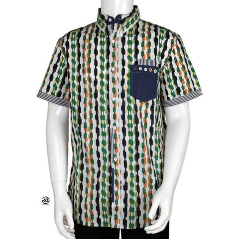 Desigual Dionisio Print Multicolor Casual Shirt