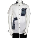 Desigual Parches Colorful White Color Shirt