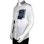 Desigual Parches Colorful White Color Shirt