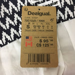 Desigual Parches Colorful White Color Shirt