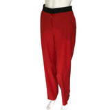 Derek Lam New York Drake Trousers With Contrast Satin Waistband Pants