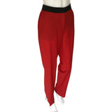 Derek Lam New York Drake Trousers With Contrast Satin Waistband Pants