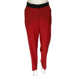 Derek Lam New York Drake Trousers With Contrast Satin Waistband Pants