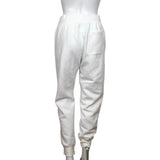 YJGLAM Women's Imagen Desing Jogger Pants Size S White Color