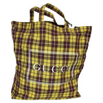 Gucci Women’s Tote Bag Signature Gucci Logo Print Multicolor Sz M