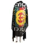 Gucci Women's Modal Silk Coco Capitan Logo Square Scarf Shawl