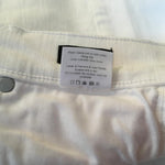 Veronica Beard Women Carly Kick Flare Pants White Color Casual Size 27