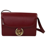 Gucci Women's GG Interlocking Flap Crossbody Bag