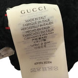 Gucci Women's Woven Gloves Decorated With Logo