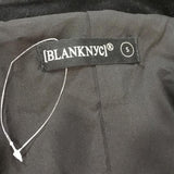 BLANKNYC Women’s Jacket Gold Stud Details Black Sz S