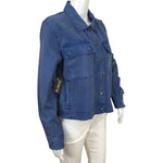 BLANKNYC Women’s Jacket Jeans Front Pockets Blue Color Sz S