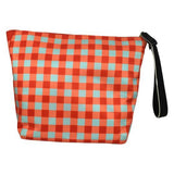 Diane von Furstenberg Women's Pouch Bag Squares Details Multicolor Sz M