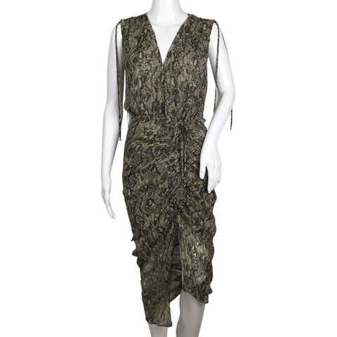 Veronica Beard Snakeskin Print Elegant Dress