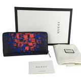 Gucci Women’s Square G Space Print Zip Around  Wallet Multicolor Large